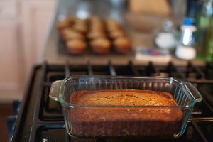 Free Stock Photos for Blogs - Banana Bread in a Baking Dish