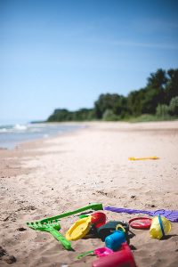 Free Stock Photos for Blogs - Toys on the Beach 1