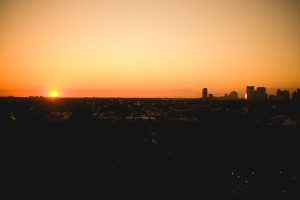 Free Stock Photos for Blogs - City at Sunset 1