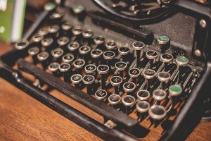 Free Stock Photos for Blogs - Vintage Typewriter