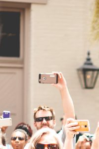Free Stock Photos for Blogs - Crowd of People with Cell Phones 2