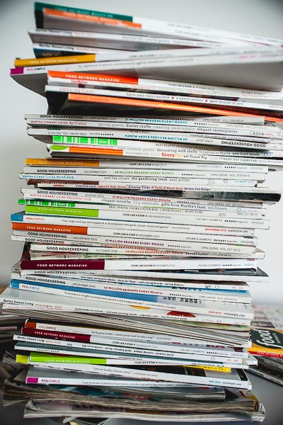 Free Stock Photos for Blogs - Stack of Magazines 5