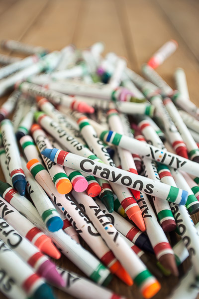 Free Stock Photos for Blogs - Pile of Crayons 3