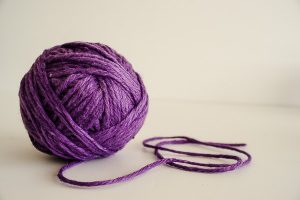 Free Stock Photos for Blogs - Purple Ball of Yarn 3