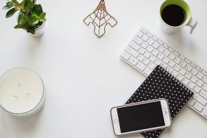 Free Stock Photos for Blogs - Black and Green Office Desk 5