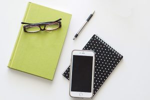 Free Stock Photos for Blogs - Black and Green Office Desk 9