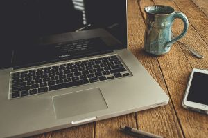 Free Stock Photos for Blogs - Laptop and Coffee 1