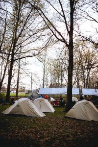 Free Stock Photos for Blogs - Boy Scout Camping Tents 2