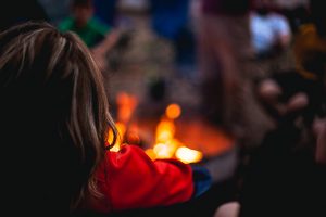 Free Stock Photos for Blogs - People around the Campfire 1
