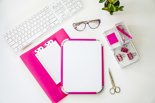 Free Stock Photos for Blogs - Hot Pink Office Desk 13