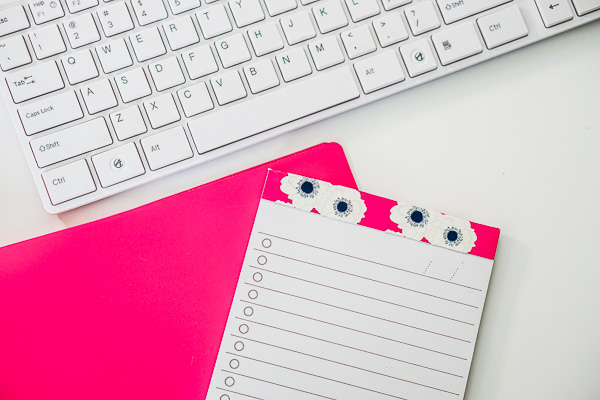 Free Stock Photos for Blogs - Hot Pink Office Desk 21