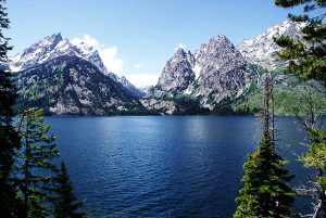 Free Stock Photos for Blogs - Jenny Lake at Teton Mountains 1