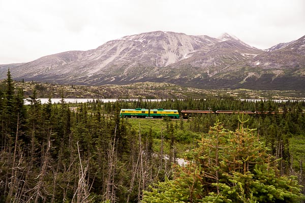 Free Stock Photos for Blogs - Train in the Yukon Mountains 1